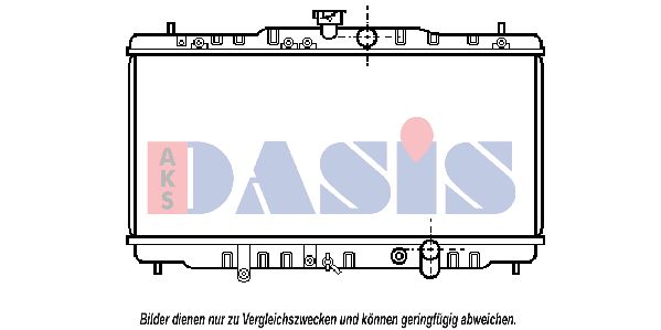 AKS DASIS radiatorius, variklio aušinimas 100620N